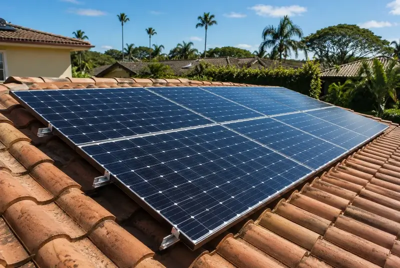 Installation de panneaux solaires à Saint-Chef